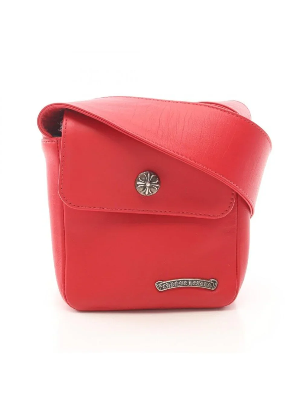 Chrome Hearts Shoulder Bag Hot Pot Cross Ball Leather